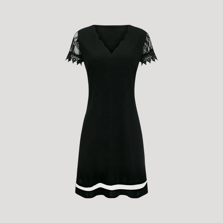 Jean | Lace V-Neck Mini Dress