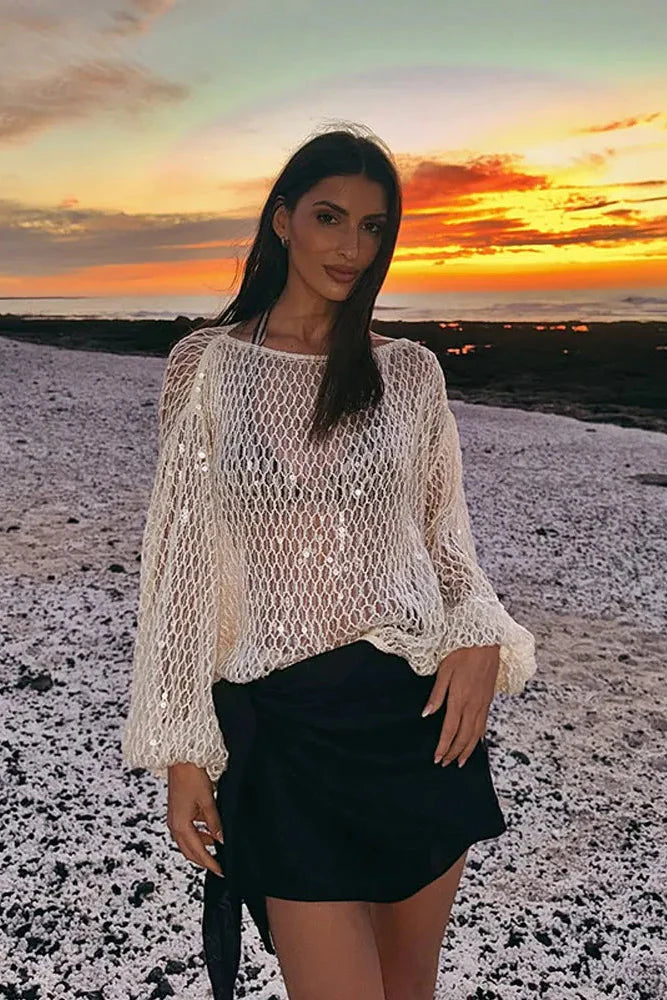 Jessamine | Knit Jumper with Long Sleeves
