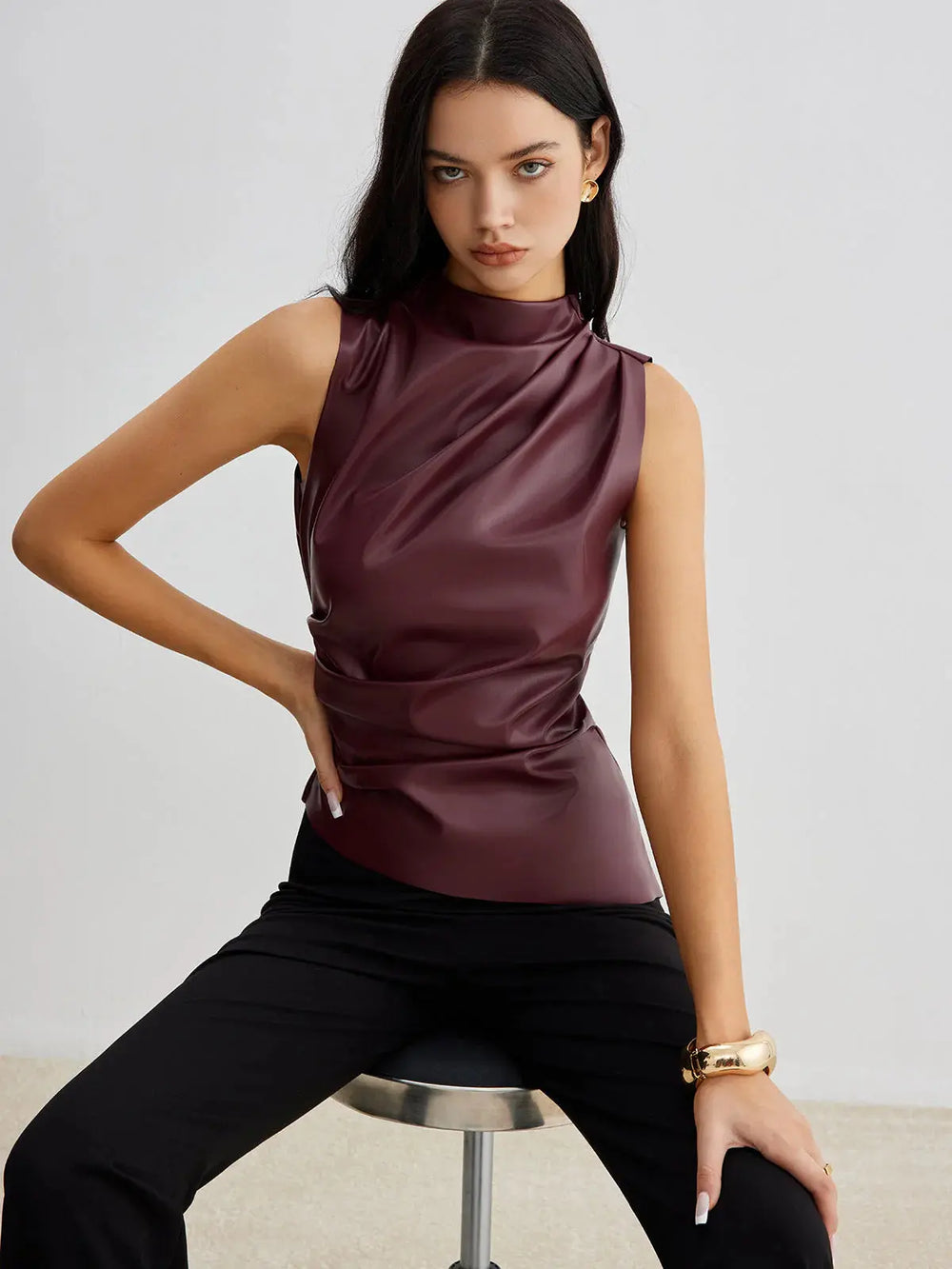 Kamila | Refined Tank Top with Tailored Detail