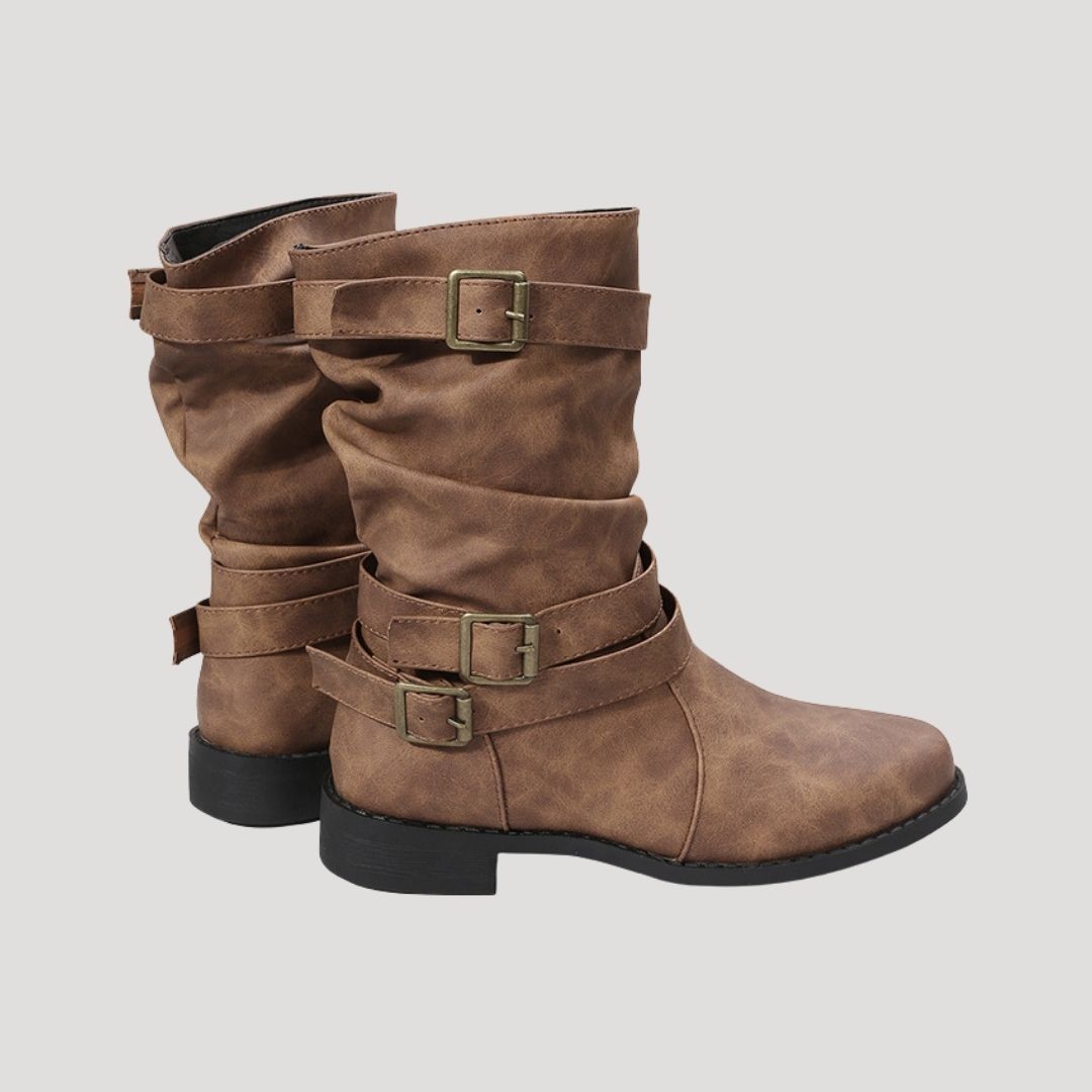 Keira | Ankle Boots with Buckle Detail