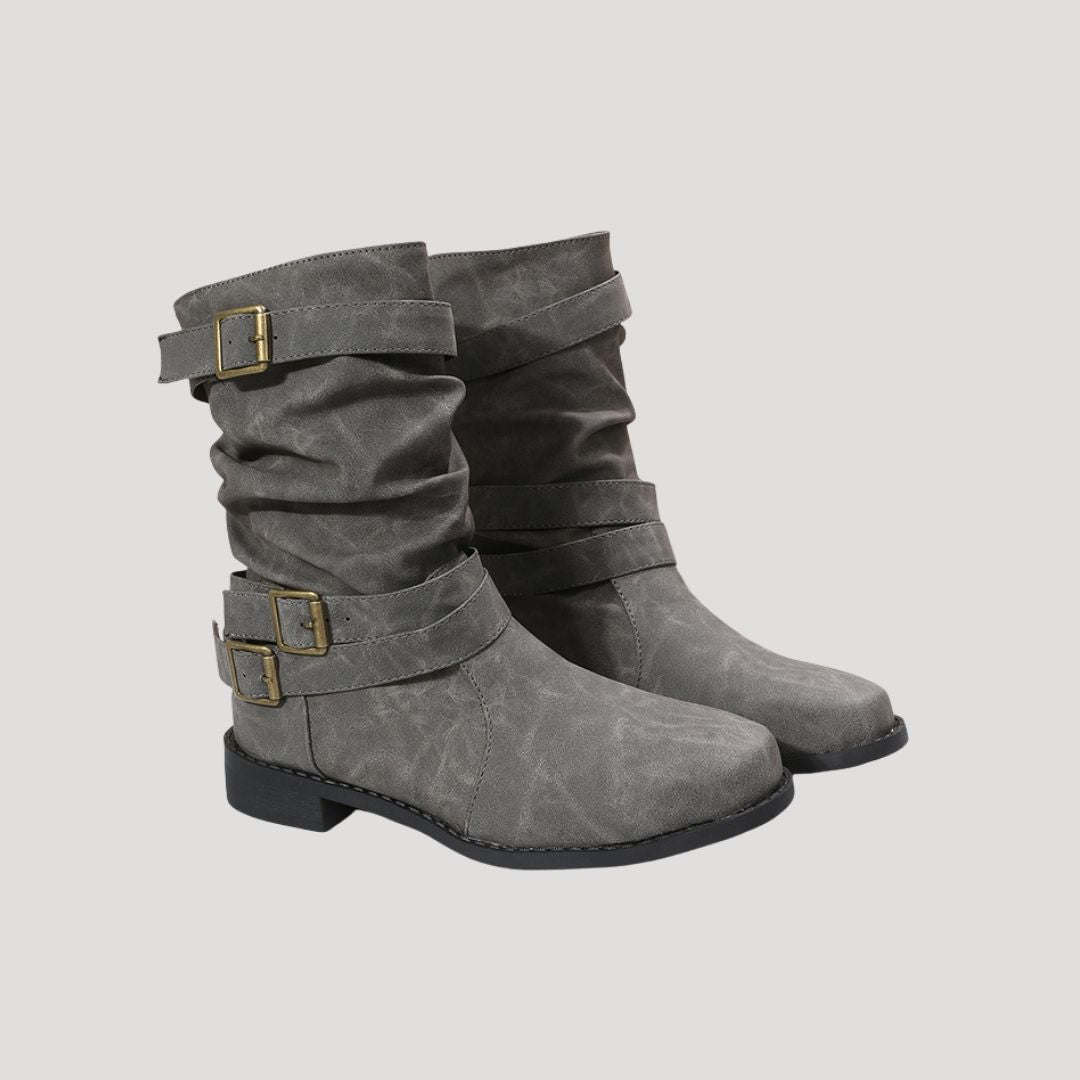 Keira | Ankle Boots with Buckle Detail