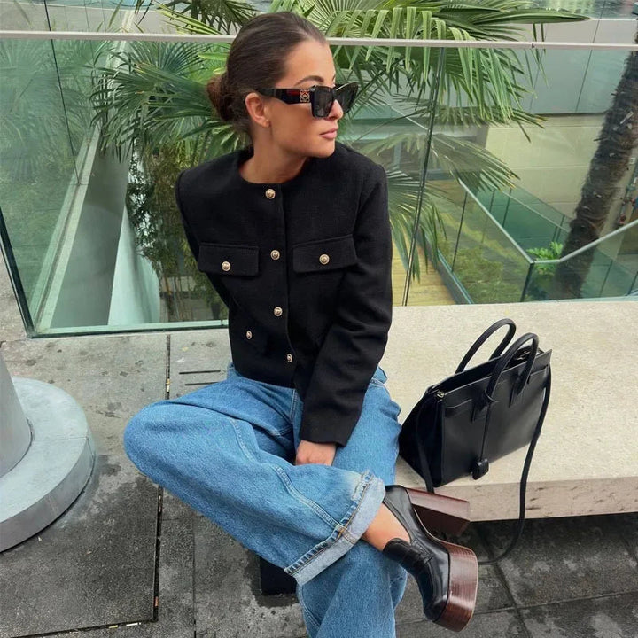 Lainey | Refined Cardigan with Tailored Detail