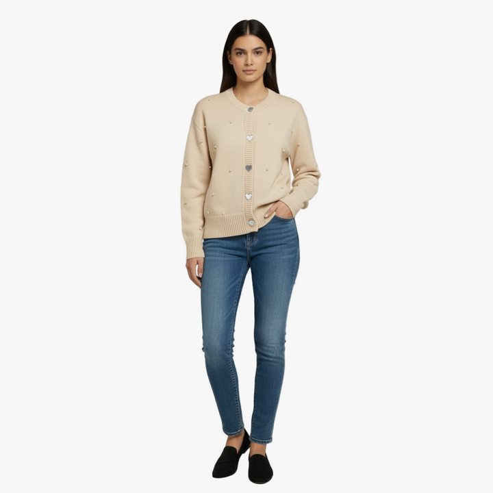 Lana | Button-Up Cardigan with Tailored Detail