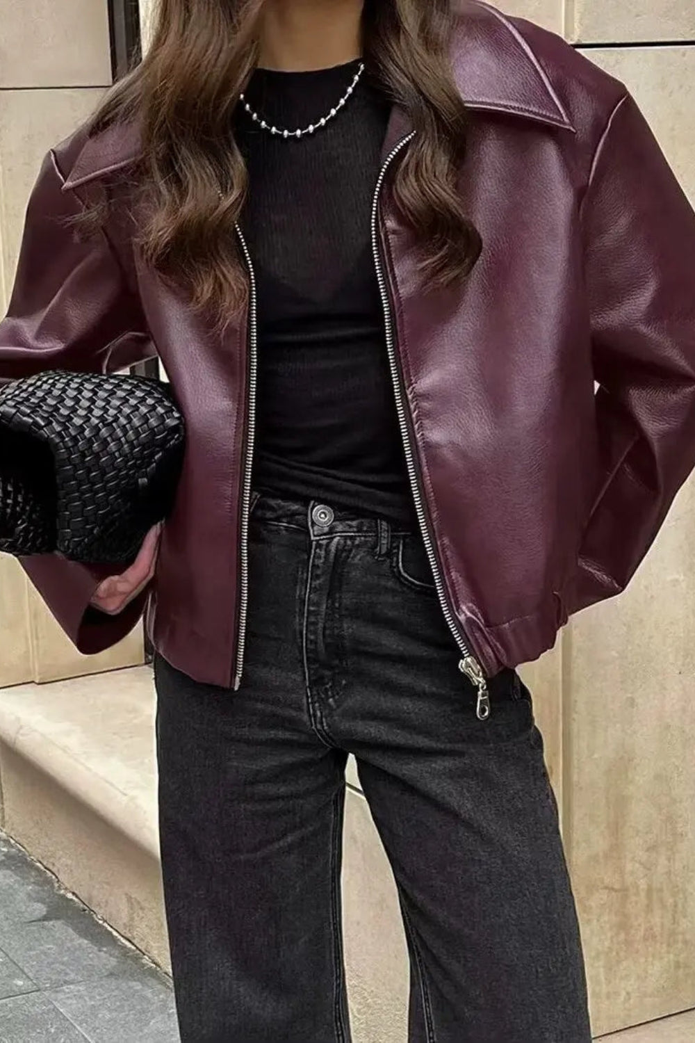 Laura | Jacket with Zip Front