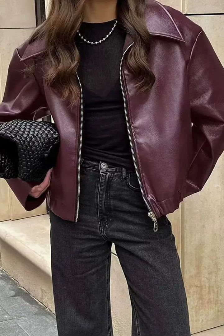 Laura | Jacket with Zip Front