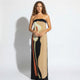 Lia | Strapless Maxi Floral Dress