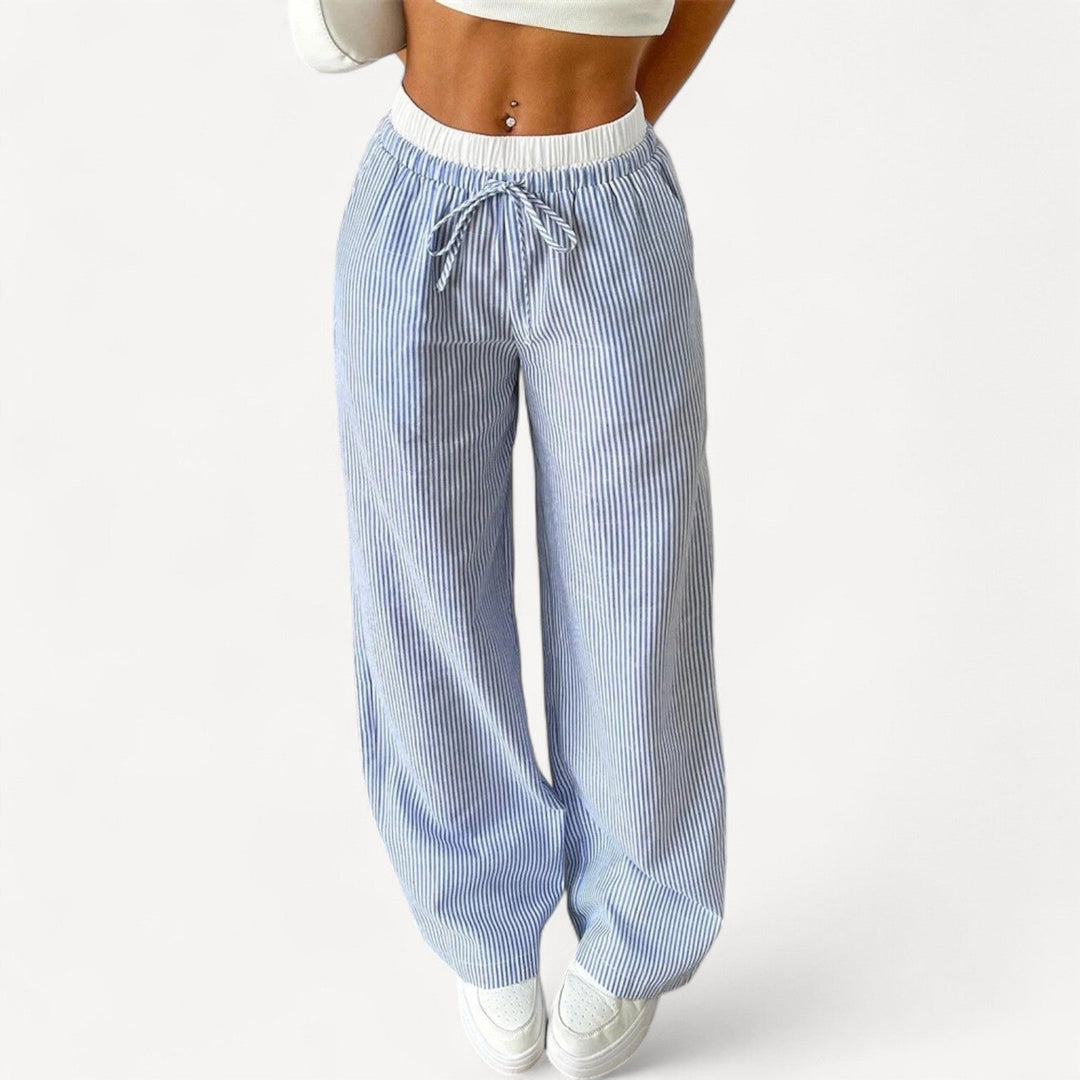 Lillian | Refined Trousers with Drawstring Detail
