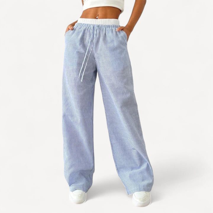 Lillian | Refined Trousers with Drawstring Detail