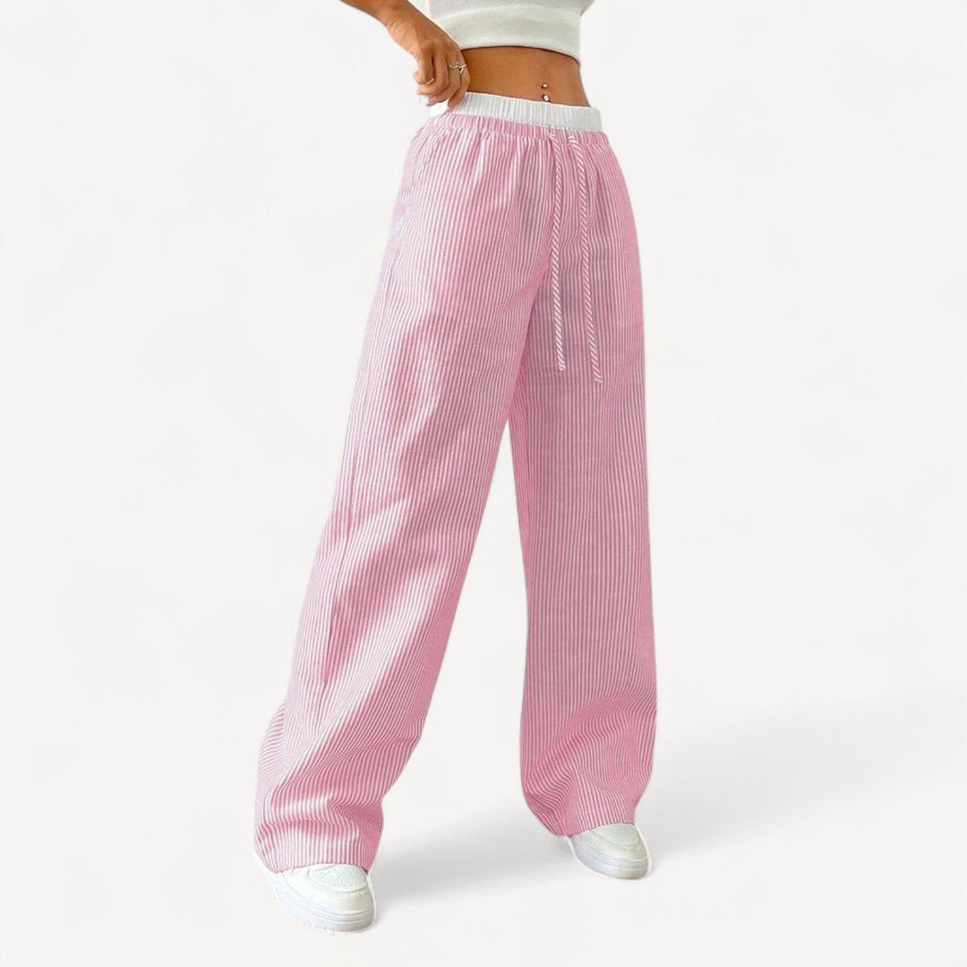 Lillian | Refined Trousers with Drawstring Detail