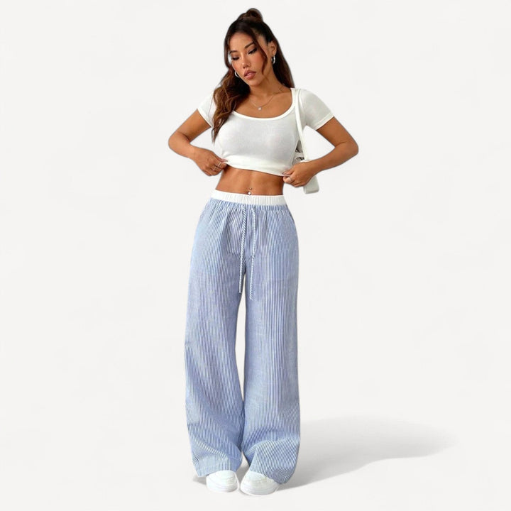Lillian | Refined Trousers with Drawstring Detail