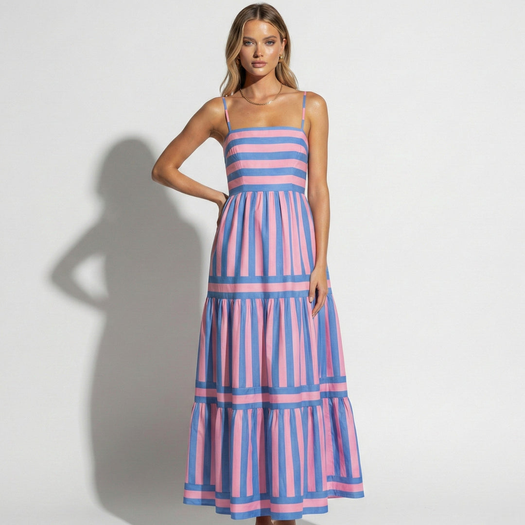 Lina | Maxi Dress with Spaghetti Straps