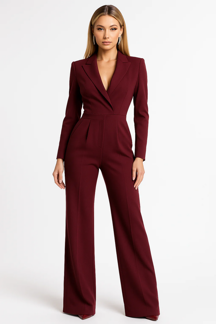 Marisol | Refined Jumpsuit with Signature Detail