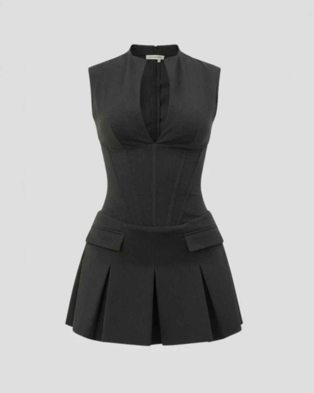 Bianca | Mini Dress with Pleated Skirt