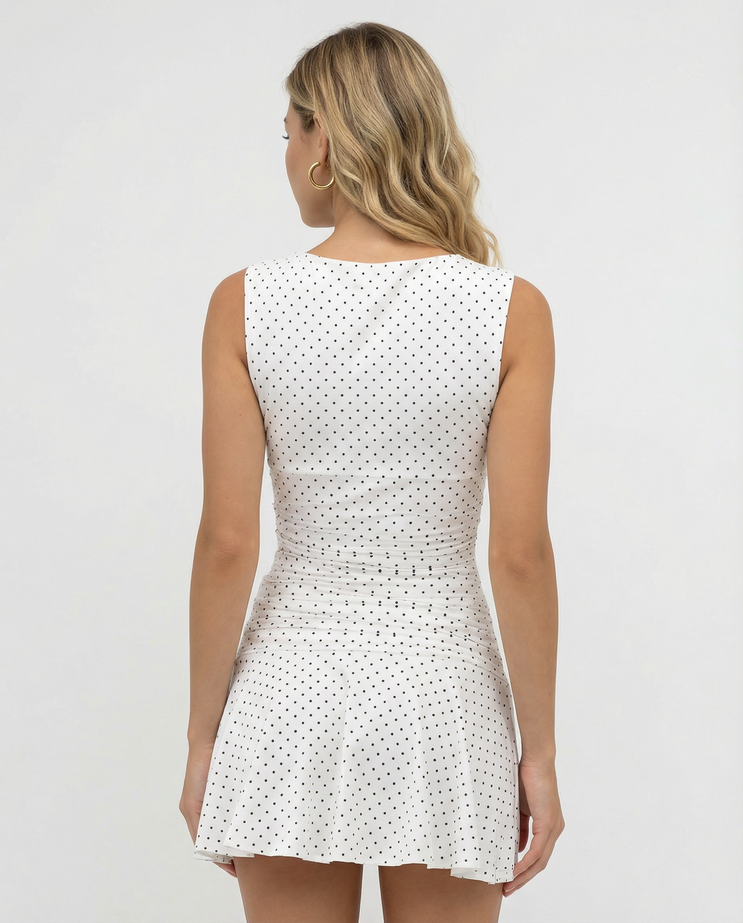 Emma | Polkadot Sleeveless Mini Dress