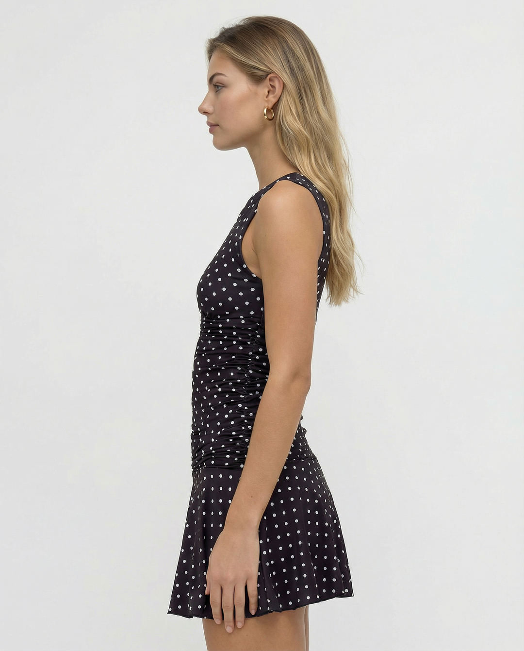 Emma | Polkadot Sleeveless Mini Dress
