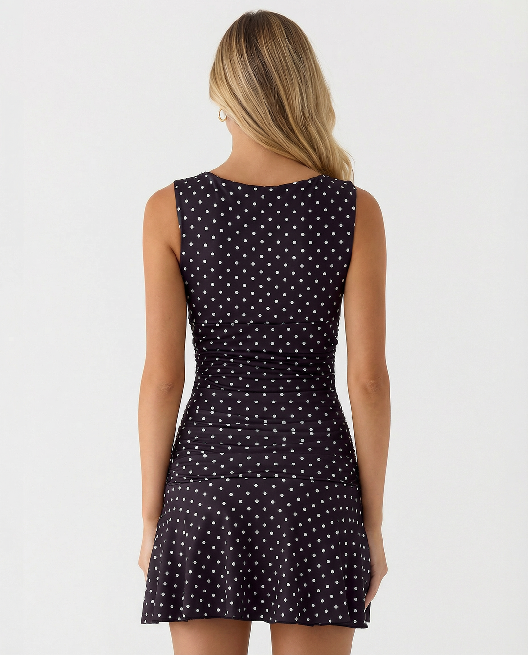Emma | Polkadot Sleeveless Mini Dress
