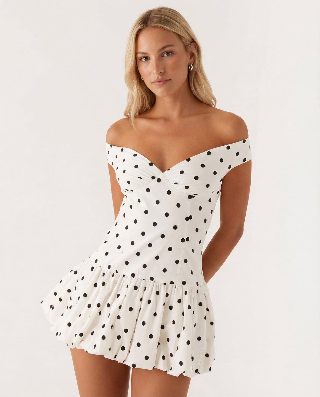 Emilia | Off Shoulder Sleeveless Mini Dress