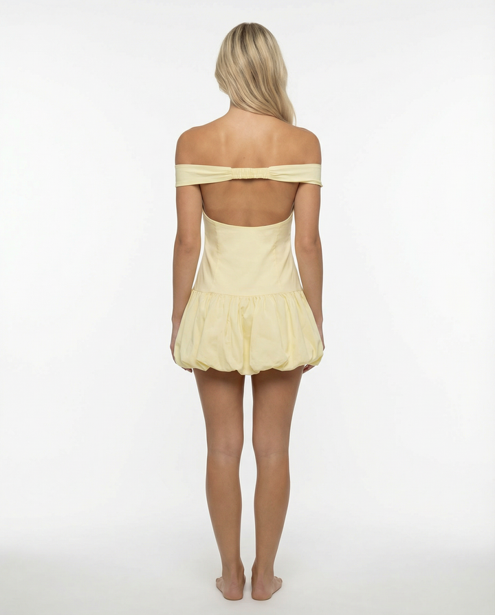 Emilia | Off Shoulder Sleeveless Mini Dress