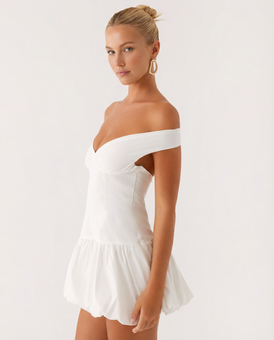 Emilia | Off Shoulder Sleeveless Mini Dress