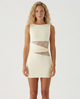 Elsa | Sleeveless Round Neckline Mini Dress