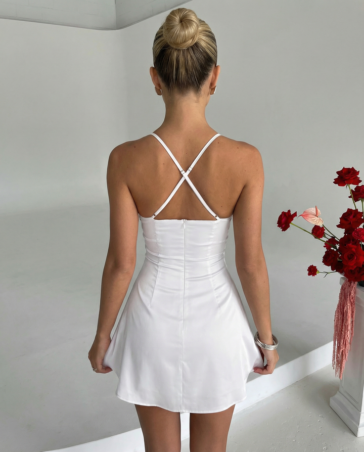 Ella | Mini Dress with Cross Back Straps