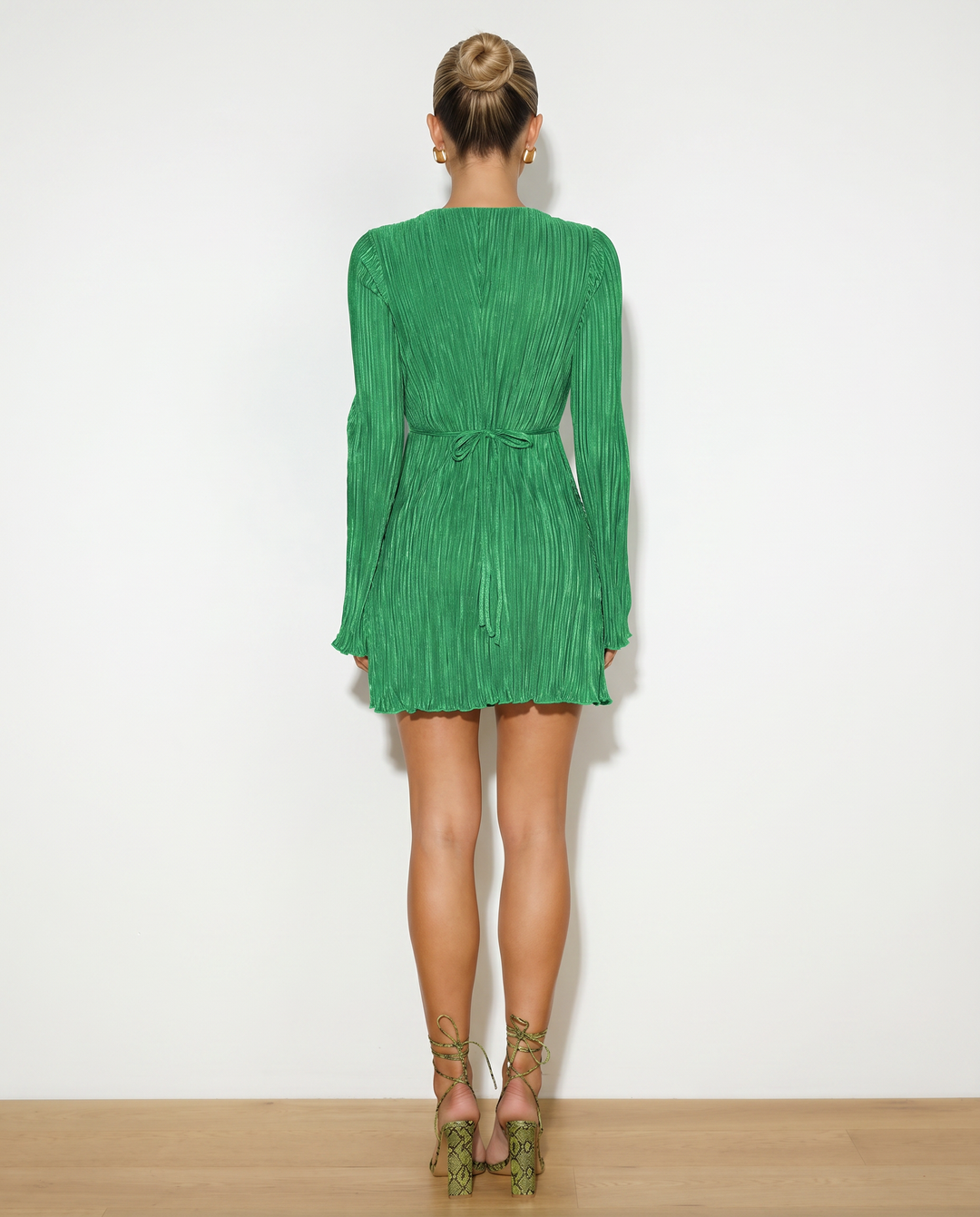 Clea | Mini Dress with Pleated Texture