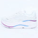 Unisex black lace-up running shoe with thick sculpted sole