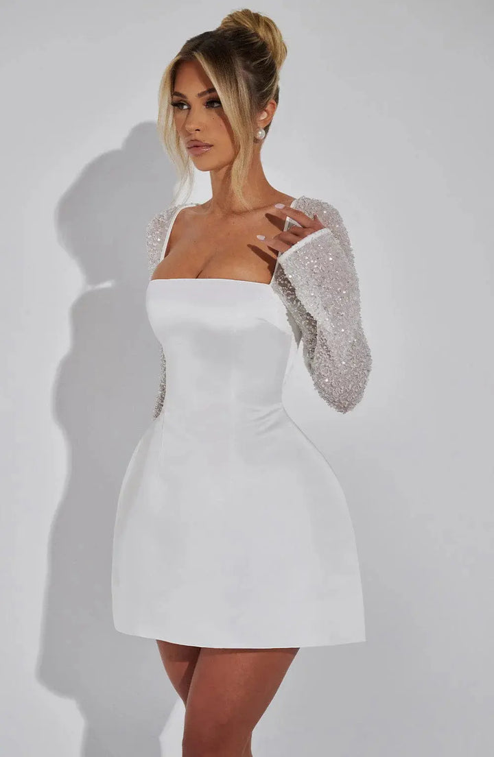 Megan | Elegant Dress with Refined Detail