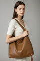 Large women's shoulder tote bag with long straps and roomy interior